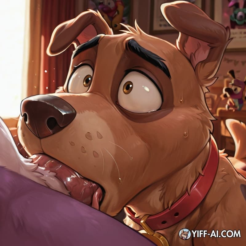 Gay,  furry, oral_vore, stoned, Courage the cowardly dog