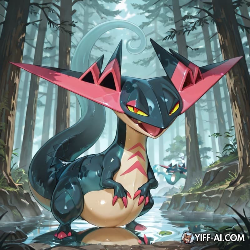 Dragapult is a draconic Pokémon. Dragapult's appearance is reminiscent of both ancient lepospondyls such as Diplocaulus and modern stealth bombers. It has a triangular, wing-shaped head; a relatively