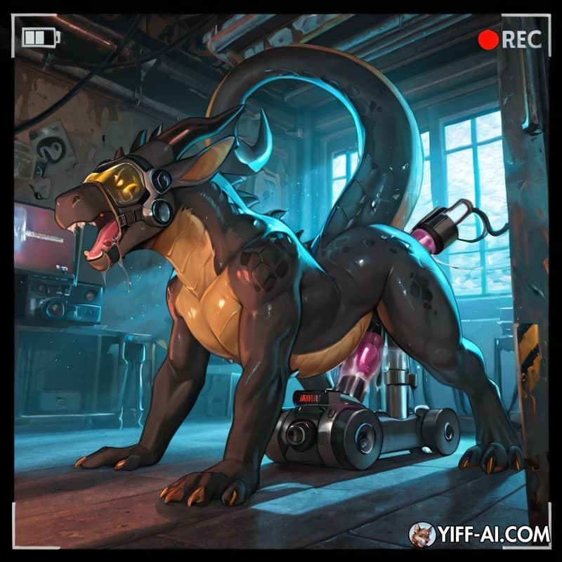 Solo dragon video_camera, fucking_machine, 
