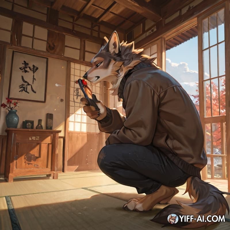 两只兽人在互相舔对方的脚底板。然后他们用双手互相握住大鸡巴撸起来。然后射了出来了