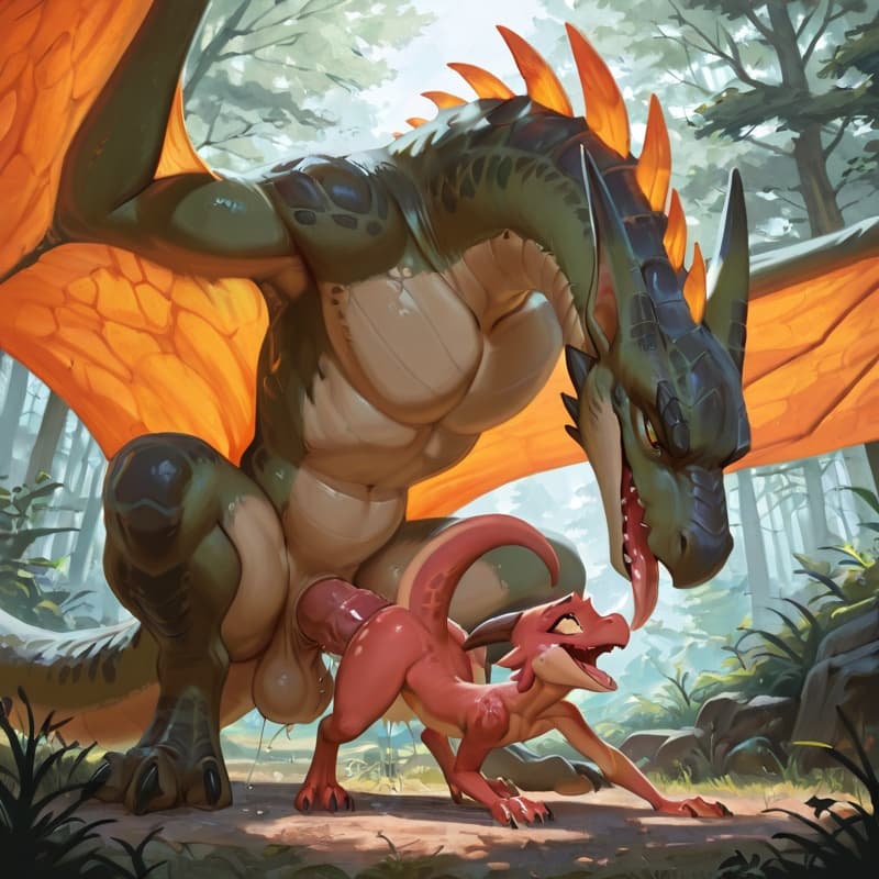 (Male wyvern big_penis (feral:1.3)), +(female kobold (feral:1.3)), male_penetrating, female_penetrated, fully_inside, larger_male, (extreme_size_difference:1.3), (extreme_penetration:1.3), 