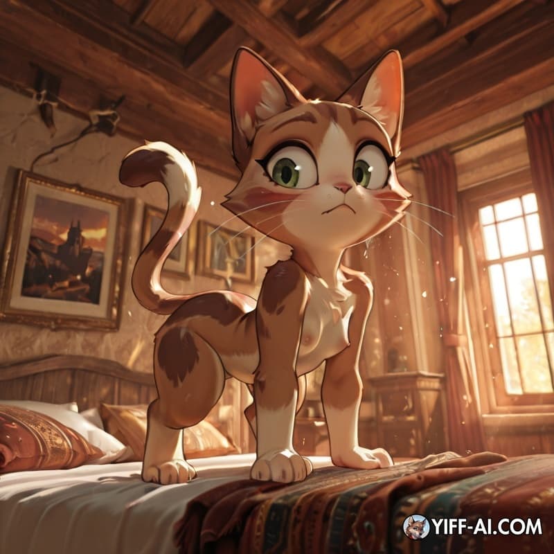 Lol, lesbianism, small boob's, Anthropomorphic cat