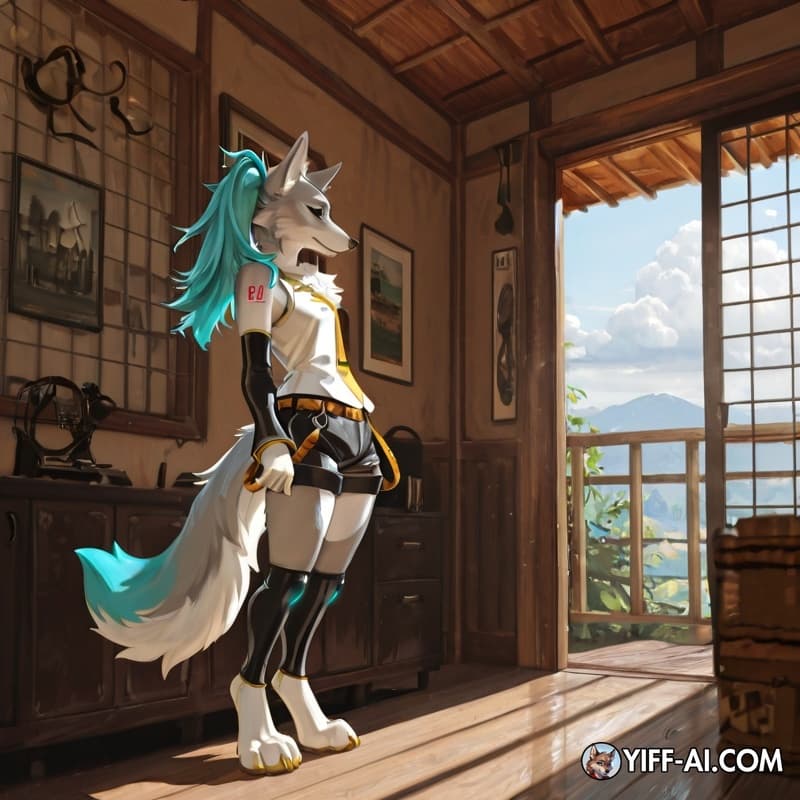 hatsune_miku wolf anthro_on_anthro,  kagamine_rin