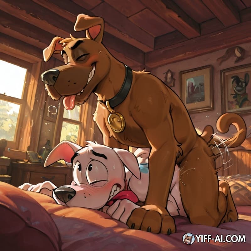 Gay stoner courage the cowardly dog male cartoon  with gay stoner male Scooby doo furry 
Gay yiff sex make it 2-D not 3-D
