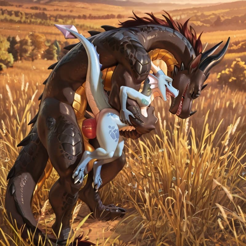 (Dragon, male, huge, big_penis),( female dragon), dragon_penetrating, penetration, younger_female