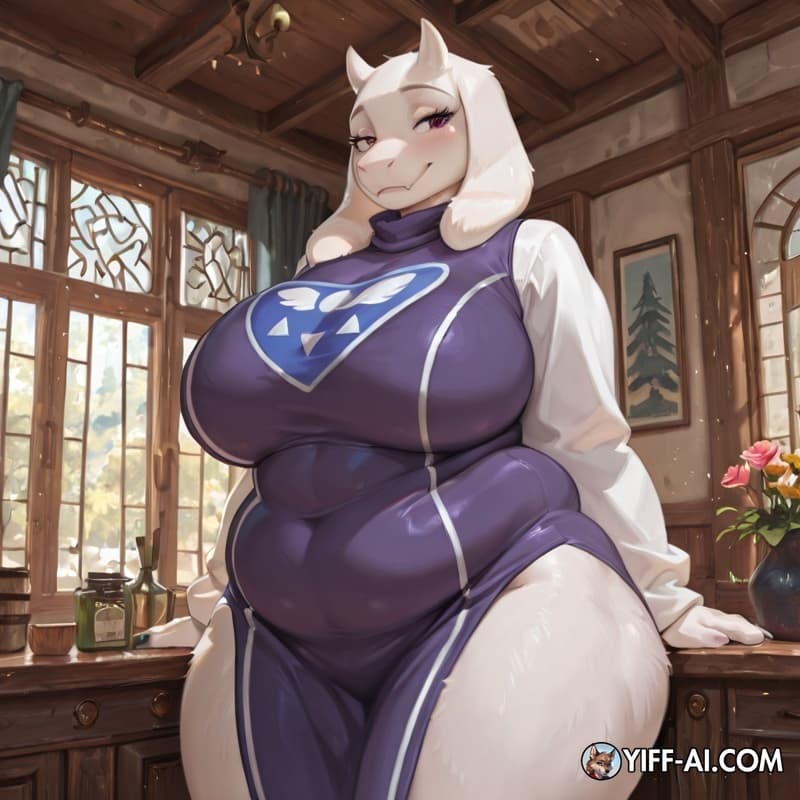 by dagapuff, toriel, obese_female, saggy_breasts