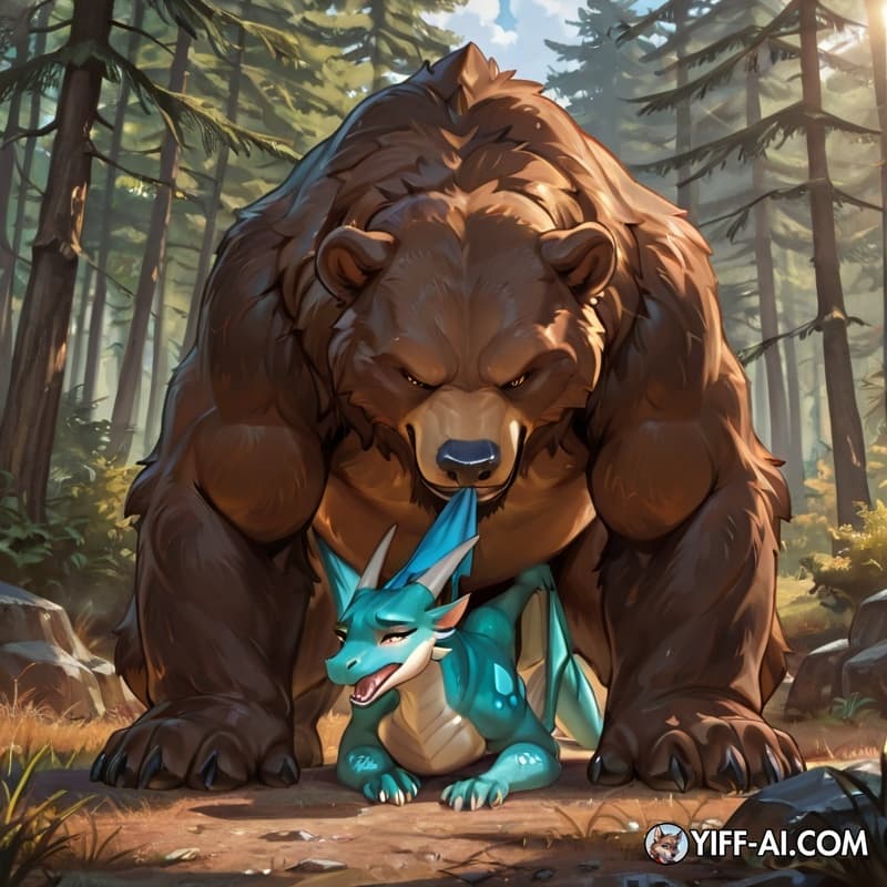male, female, dragon, bear, forced,feral, feral_on_feral,