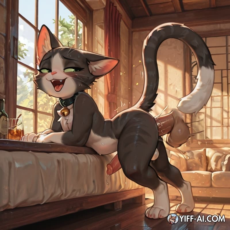 Cat,femboy, short_stack, penetration, male/male, 