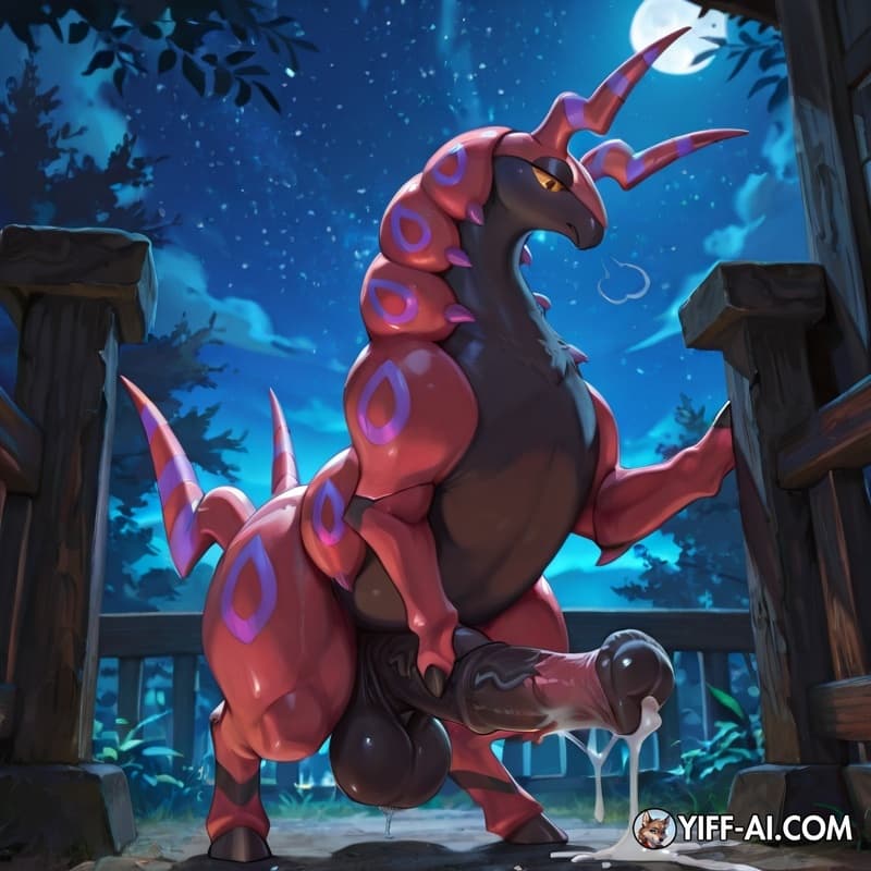 Scolipede
Full body
male/male,
veiny_penis,
equine_penis,
Night time
Standing
cum_drip,
masturbation,