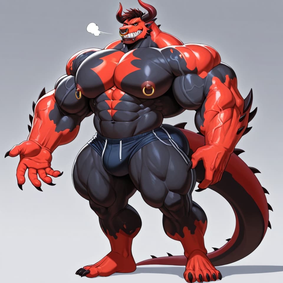 Hybrid magma
monster dragon
Full body
muscular_male,
muscular_thighs,
muscular_arms,
muscular_legs,
hyper_muscles,
hyper_butt,
hyper_thighs,
hyper_hips,
nipple_piercing,
lip_piercing,
n