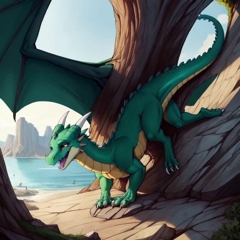 (Male dragon blue (feral:1.3)), +(female kobold green (feral:1.3)), male_penetrating, female_penetrated, fully_inside, size_difference, larger_male, extreme_size_difference, large_penetration,